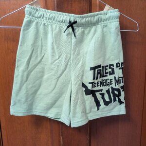 Boy's Green Ninja shorts -- size 5T